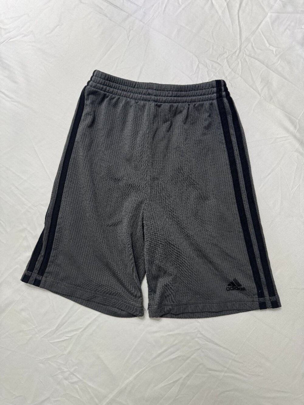 Adidas Grey Mesh Shorts Kids 7